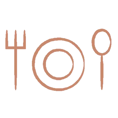 Fork with spoon and dish icon gastro e1756737554304